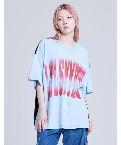 Little sunny bite(リトルサニーバイト)の「little sunny bite big tee(Tシャツ/カットソー・レディース・ホワイト/ブラック/ブルー・SMALL/MEDIUM)」の3枚目の写真
