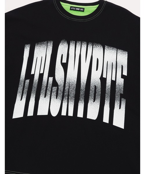 Little sunny bite(リトルサニーバイト)の「little sunny bite big tee(Tシャツ/カットソー・レディース・ホワイト/ブラック/ブルー・SMALL/MEDIUM)」の6枚目の写真