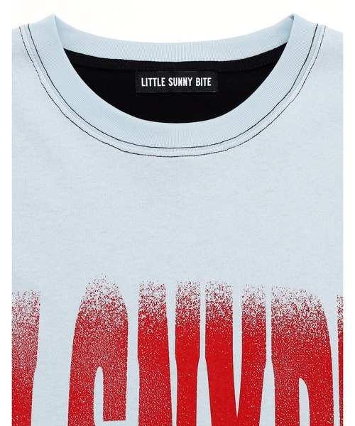 Little sunny bite(リトルサニーバイト)の「little sunny bite big tee(Tシャツ/カットソー・レディース・ホワイト/ブラック/ブルー・SMALL/MEDIUM)」の14枚目の写真