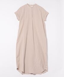 NICOLE white | リネン混スキッパーワンピ－ス(ワンピース)