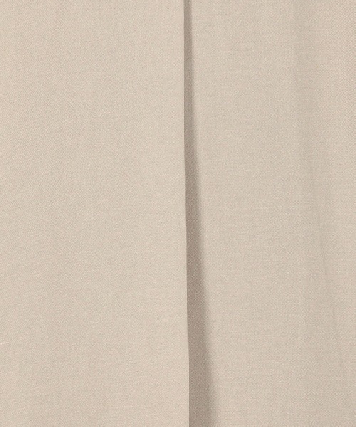 NICOLE white（ニコルホワイト）の「リネン混スキッパーワンピ－ス（ワンピース・レディース・ネイビー/ベージュ/グリーン/イエロー・FREE）」の14枚目の写真