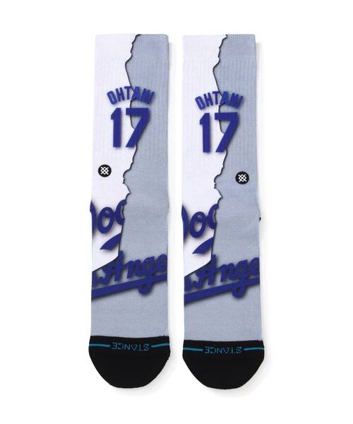 STANCE（スタンス）の「STANCE /スタンス /SPLIT JERSEY OHTANI 2（ソックス/靴下・メンズ・ホワイト・L）」の4枚目の写真