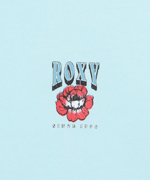 ROXY（ロキシー）の「RED BUD CROPPED TOPS/ロキシードローコード付き半袖ワンポイントショート丈Tシャツ（Tシャツ/カットソー・レディース・アクア/ブラック/グレー・LARGE/MEDIUM）」の17枚目の写真