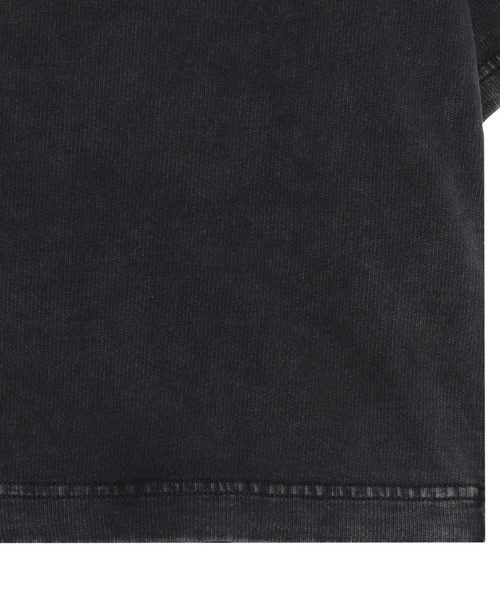 ROXY（ロキシー）の「RED BUD CROPPED TOPS/ロキシードローコード付き半袖ワンポイントショート丈Tシャツ（Tシャツ/カットソー・レディース・アクア/ブラック/グレー・LARGE/MEDIUM）」の7枚目の写真
