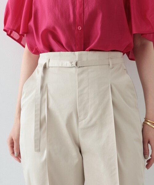 GALLEST（ギャレスト）の「◆バレルクリースパンツ（その他パンツ・レディース・ダークブラウン/ホワイト/ライトベージュ・36/38/40）」の16枚目の写真
