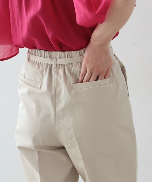 GALLEST（ギャレスト）の「◆バレルクリースパンツ（その他パンツ・レディース・ダークブラウン/ホワイト/ライトベージュ・36/38/40）」の17枚目の写真