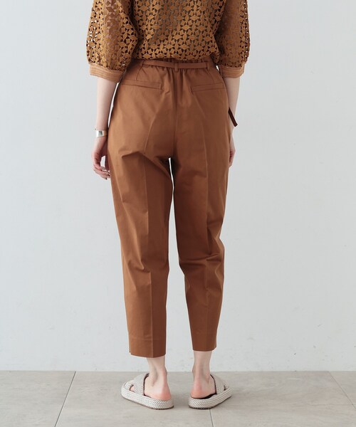 GALLEST（ギャレスト）の「◆バレルクリースパンツ（その他パンツ・レディース・ダークブラウン/ホワイト/ライトベージュ・36/38/40）」の9枚目の写真