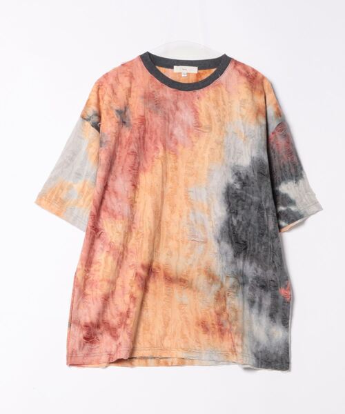 セール】Revo. グランジ ムラ染め SS Tee（Tシャツ/カットソー