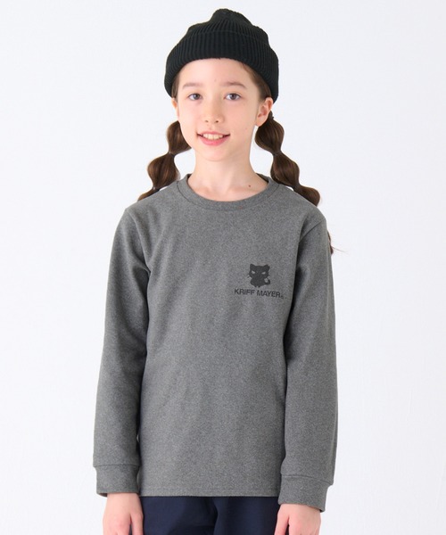 KRIFF MAYER Kid's Collection(クリフメイヤーキッズコレクション)の「もちのびプリントロンT(CAT)(Tシャツ/カットソー・キッズ・ブラウン/ブルー/グレー/グリーン・120/170/160/150/140/130)」の7枚目の写真