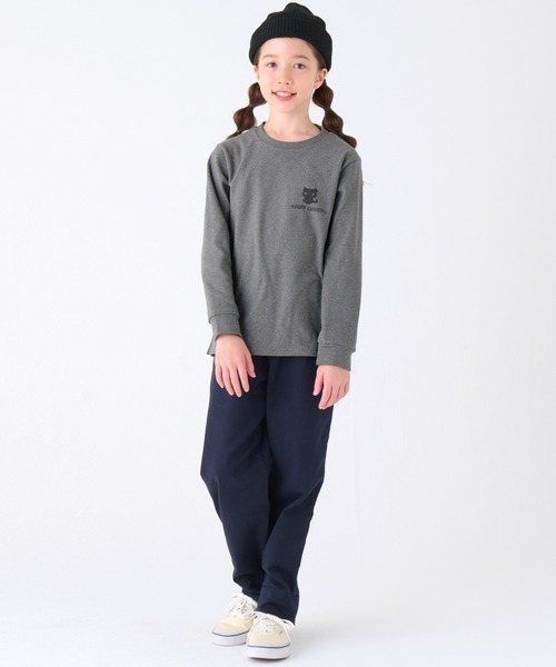 KRIFF MAYER Kid's Collection(クリフメイヤーキッズコレクション)の「もちのびプリントロンT(CAT)(Tシャツ/カットソー・キッズ・ブラウン/ブルー/グレー/グリーン・120/170/160/150/140/130)」の18枚目の写真