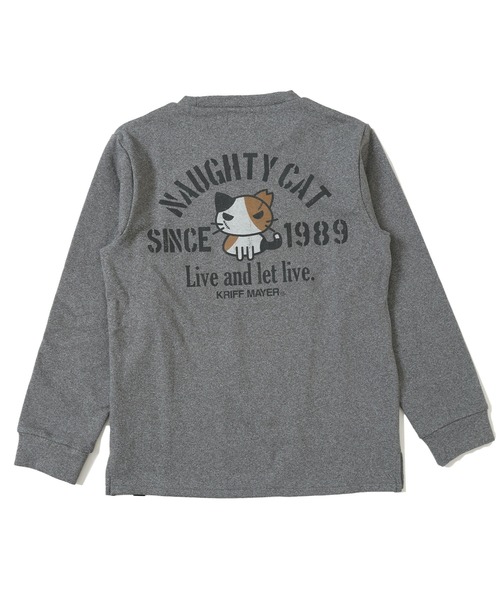 KRIFF MAYER Kid's Collection(クリフメイヤーキッズコレクション)の「もちのびプリントロンT(CAT)(Tシャツ/カットソー・キッズ・ブラウン/ブルー/グレー/グリーン・120/170/160/150/140/130)」の12枚目の写真