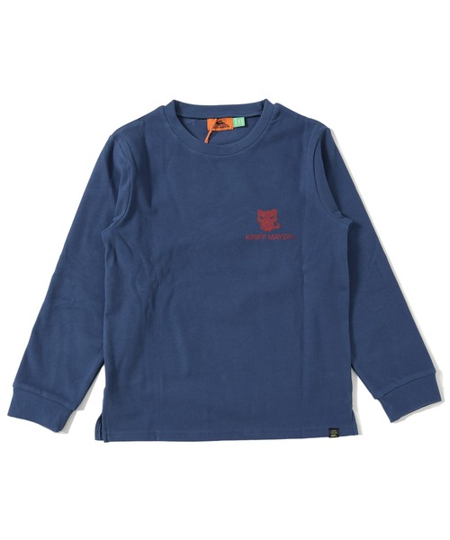 KRIFF MAYER Kid's Collection(クリフメイヤーキッズコレクション)の「もちのびプリントロンT(CAT)(Tシャツ/カットソー・キッズ・ブラウン/ブルー/グレー/グリーン・120/170/160/150/140/130)」の8枚目の写真