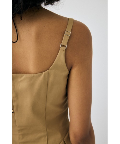 MOUSSY(マウジー)の「FLARE CAMI ビスチェ(ベスト・レディース・ベージュ/グレー/ブラック・1/2)」の15枚目の写真