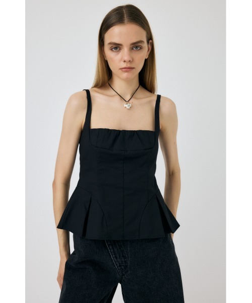 MOUSSY(マウジー)の「FLARE CAMI ビスチェ(ベスト・レディース・ベージュ/グレー/ブラック・1/2)」の18枚目の写真