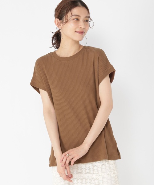 セール】テレコフレンチスリーブプルオーバー（Tシャツ