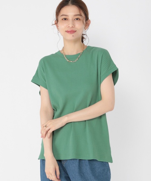 セール】テレコフレンチスリーブプルオーバー（Tシャツ