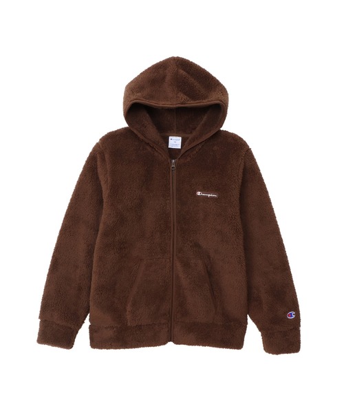 Champion(チャンピオン)の「【Champion/チャンピオン】キッズ ベーシック ジップフーデッドジャケット(その他アウター・キッズ・ブラック/ダークネイビー/ダークブラウン・100/110/120/130/140/150/160)」の2枚目の写真