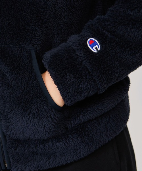 Champion(チャンピオン)の「【Champion/チャンピオン】キッズ ベーシック ジップフーデッドジャケット(その他アウター・キッズ・ブラック/ダークネイビー/ダークブラウン・100/110/120/130/140/150/160)」の6枚目の写真