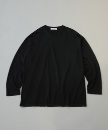 AB.シルクプレーティングリラックスニットTシャツ