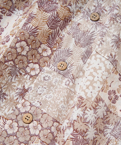 NO NEED(ノーニード)の「オープンカラー アロハシャツ(シャツ/ブラウス・メンズ・ブラック/ブルー/ブラウン・フリ-)」の22枚目の写真