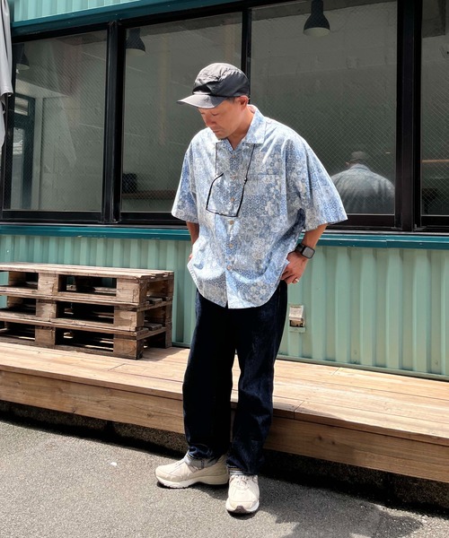 NO NEED(ノーニード)の「オープンカラー アロハシャツ(シャツ/ブラウス・メンズ・ブラック/ブルー/ブラウン・フリ-)」の20枚目の写真