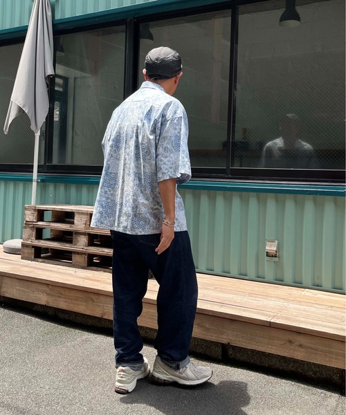 NO NEED(ノーニード)の「オープンカラー アロハシャツ(シャツ/ブラウス・メンズ・ブラック/ブルー/ブラウン・フリ-)」の18枚目の写真