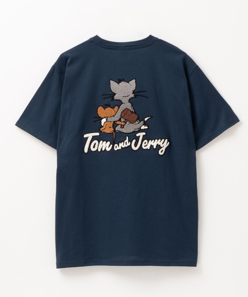 トムジェリバックサガラ刺繍T-Shirt（Tシャツ/カットソー）｜TOM&JERRY