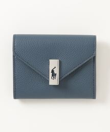 ポロラルフローレン　Polo ID レザー フォールドオーバー カード ケース POLO RALPH LAUREN カードケース Polo ID レザー フォールド