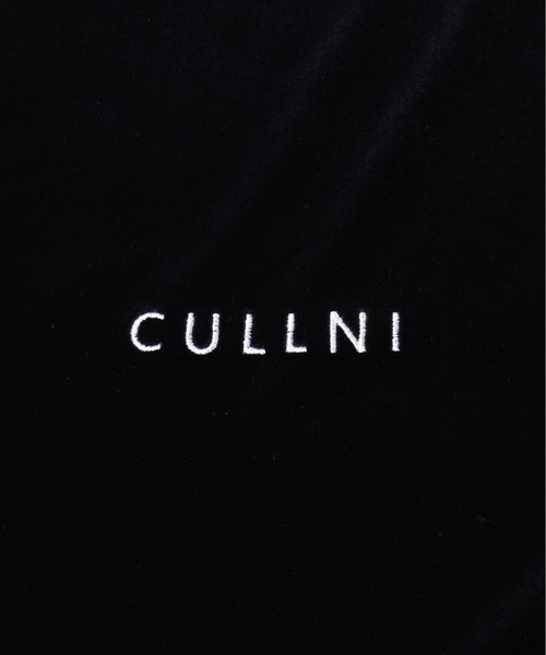 CULLNI(クルニ)の「24-AW-032B / CULLNI Logo Embroidery Stretch Velour Pullover(Tシャツ/カットソー・メンズ・ホワイト/ブラック/ブルーグリーン・0/1/2)」の5枚目の写真