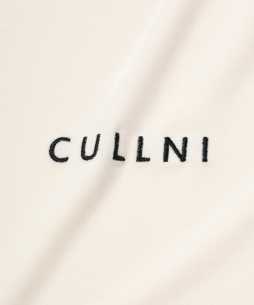 CULLNI(クルニ)の「24-AW-032B / CULLNI Logo Embroidery Stretch Velour Pullover(Tシャツ/カットソー・メンズ・ホワイト/ブラック/ブルーグリーン・0/1/2)」の9枚目の写真