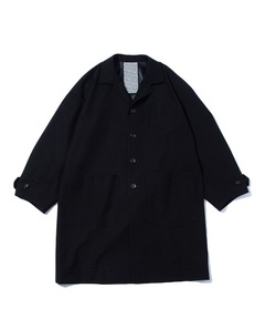 WILD LIFE TAILOR】ツイード ドロップショルダー ウールコート