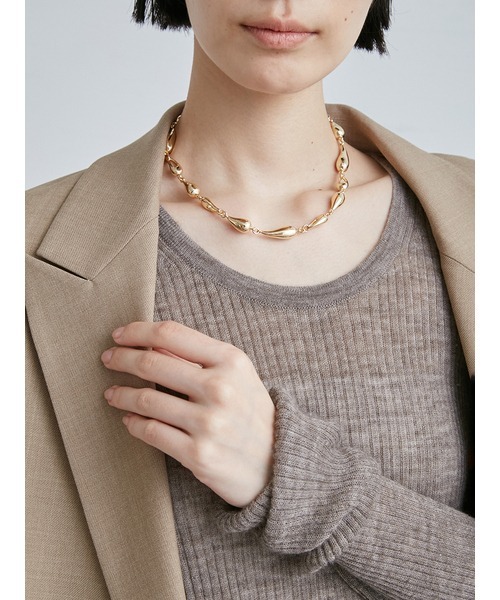 【セール】ＤＲＯＰＭＯＴＩＦＮＥＣＫＬＡＣＥ（ネックレス）｜MIESROHE（ミースロエ）