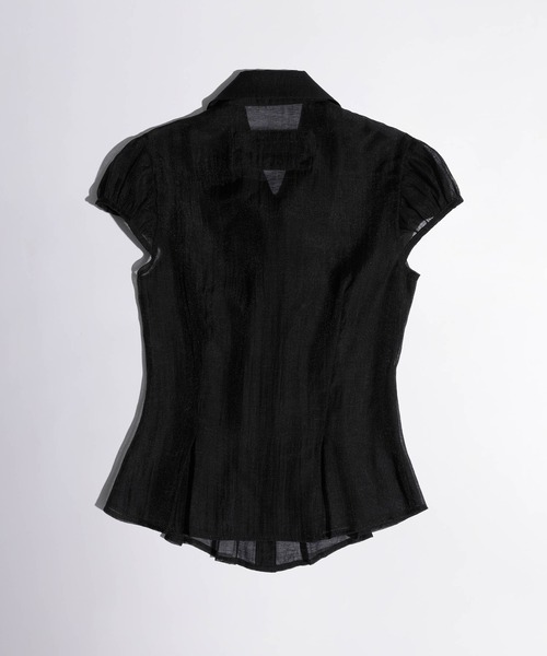 SCULPTOR(スカルプター)の「Sheer Pleated Hem Blouse/シアー SCULPTOR(スカルプター)の「Sheer Pleated Hem Blouse/シアー