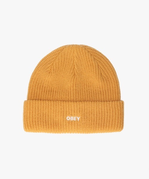 OBEY（オベイ）の「OBEY FUTURE BEANIE / オベイ（ニットキャップ/ビーニー・メンズ・ブラック/ブルー/ダークグリーン/グレー/イエロー/ネイビー/レッド/ブラウン/カーキ・O/S）」の8枚目の写真