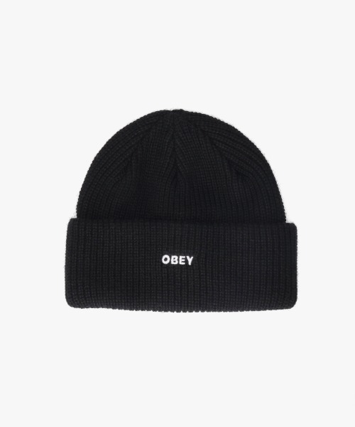 OBEY（オベイ）の「OBEY FUTURE BEANIE / オベイ（ニットキャップ/ビーニー・メンズ・ブラック/ブルー/ダークグリーン/グレー/イエロー/ネイビー/レッド/ブラウン/カーキ・O/S）」の2枚目の写真