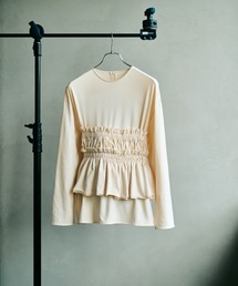 ROPE' | カシミヤタッチビスチェ付きカットソー(Tシャツ/カットソー)