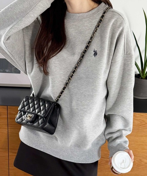 新色追加】GeeRA別注【U.S. POLO ASSN.】表ピーチ裏起毛スウェット