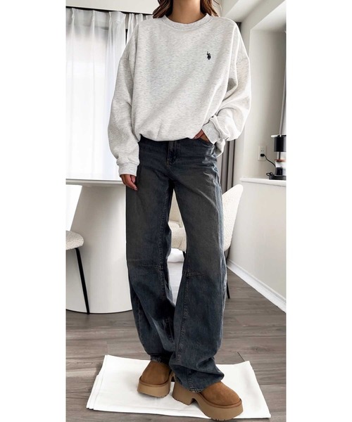 新色追加】GeeRA別注【U.S. POLO ASSN.】表ピーチ裏起毛