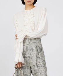 qualite | メロウフリルブラウス(シャツ/ブラウス)