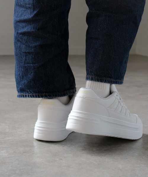 K-SWISS(ケースイス)の「【K-SWISS/ケースイス】レースアップ 厚底スニーカー(スニーカー・レディース・ブラック/ホワイト・25.0cm/24.5cm/24.0cm/23.5cm/23.0cm)」の3枚目の写真