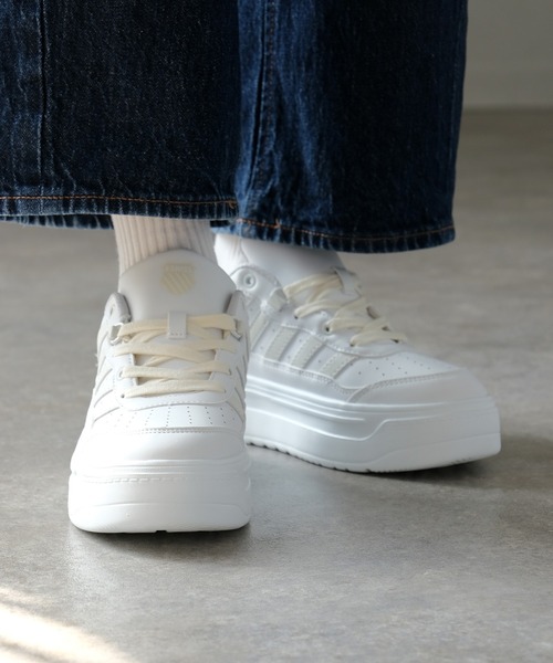 K-SWISS(ケースイス)の「【K-SWISS/ケースイス】レースアップ 厚底スニーカー(スニーカー・レディース・ブラック/ホワイト・25.0cm/24.5cm/24.0cm/23.5cm/23.0cm)」の8枚目の写真
