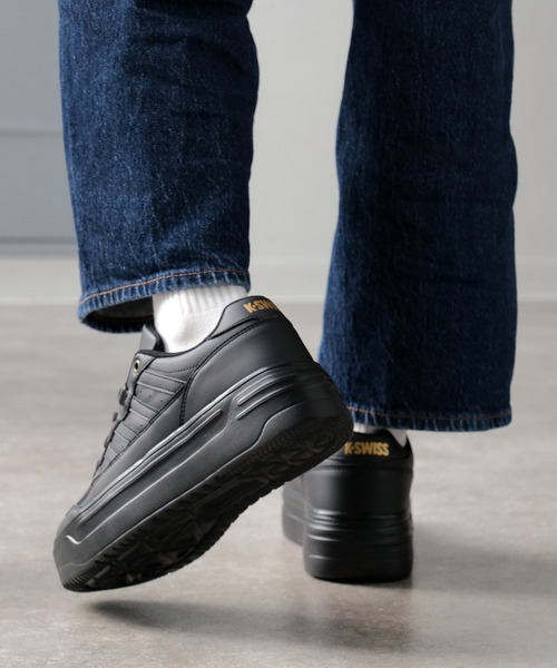 K-SWISS(ケースイス)の「【K-SWISS/ケースイス】レースアップ 厚底スニーカー(スニーカー・レディース・ブラック/ホワイト・25.0cm/24.5cm/24.0cm/23.5cm/23.0cm)」の14枚目の写真