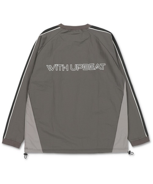 SPINNS(スピンズ)の「モノトーン切替デザイン ナイロンプルオーバー(スウェット・レディース・ブラック/オフホワイト/チャコール・ONESIZE)」の15枚目の写真