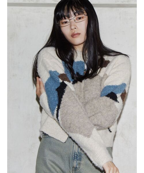 VEQUM（VEQUM）の「【VEQUM】LOOP ZIP CD（カーディガン/ボレロ・レディース・ブラウン/グレー/その他・FREE）」の21枚目の写真