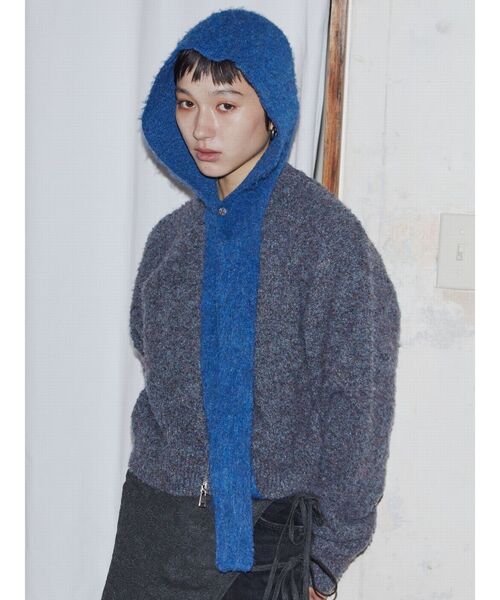 VEQUM（VEQUM）の「【VEQUM】LOOP ZIP CD（カーディガン/ボレロ・レディース・ブラウン/グレー/その他・FREE）」の5枚目の写真