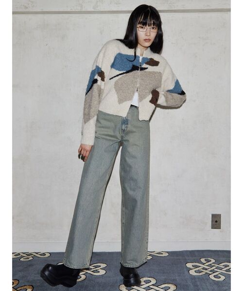 VEQUM（VEQUM）の「【VEQUM】LOOP ZIP CD（カーディガン/ボレロ・レディース・ブラウン/グレー/その他・FREE）」の17枚目の写真