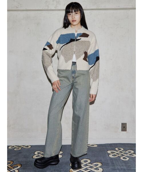 VEQUM（VEQUM）の「【VEQUM】LOOP ZIP CD（カーディガン/ボレロ・レディース・ブラウン/グレー/その他・FREE）」の18枚目の写真