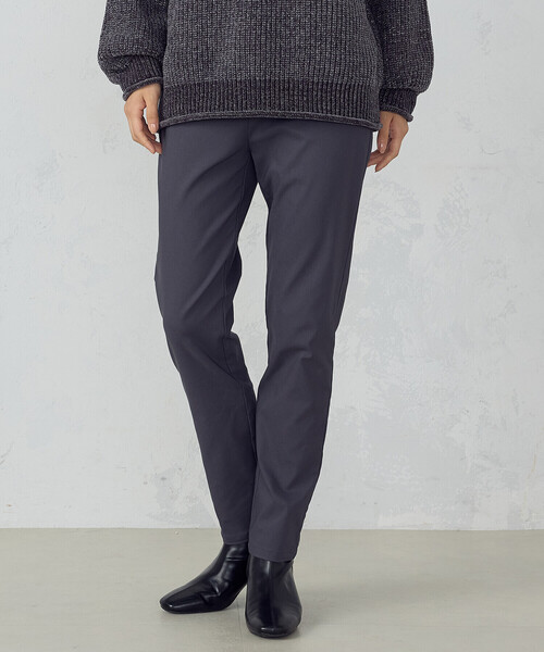 COMME CA MODELS(コムサモデルズ)の「【美しいベーシックパンツ】裏起毛ハイテンションパンツ(その他パンツ・レディース・ベージュ/チャコール/ブラック/ネイビー・SMALL/X-LARGE/LARGE/X-SMALL/XX-SMALL/MEDIUM/XX-LARGE)」の11枚目の写真