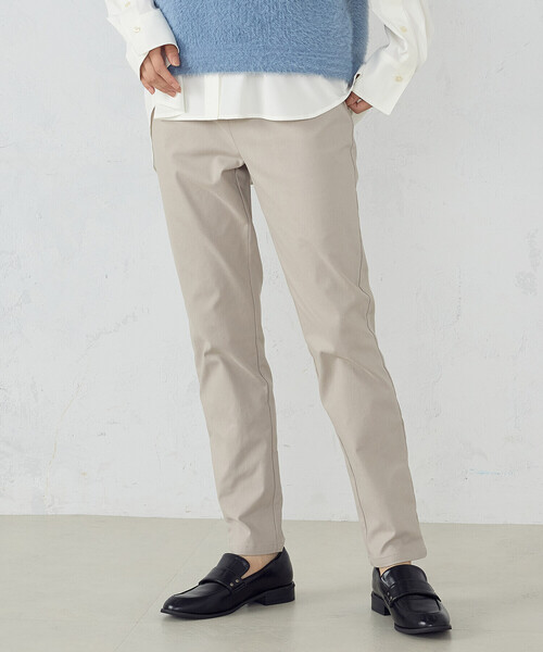 COMME CA MODELS(コムサモデルズ)の「【美しいベーシックパンツ】裏起毛ハイテンションパンツ(その他パンツ・レディース・ベージュ/チャコール/ブラック/ネイビー・SMALL/X-LARGE/LARGE/X-SMALL/XX-SMALL/MEDIUM/XX-LARGE)」の16枚目の写真