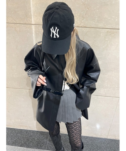 WC(ダブル シー)の「PUビッグジャケット(ブルゾン・レディース・ブラウン/ブラック・FREE)」の21枚目の写真